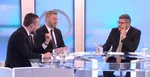 Zľava Ľuboš Blaha, Juraj Krúpa a moderátor Marek Makara.