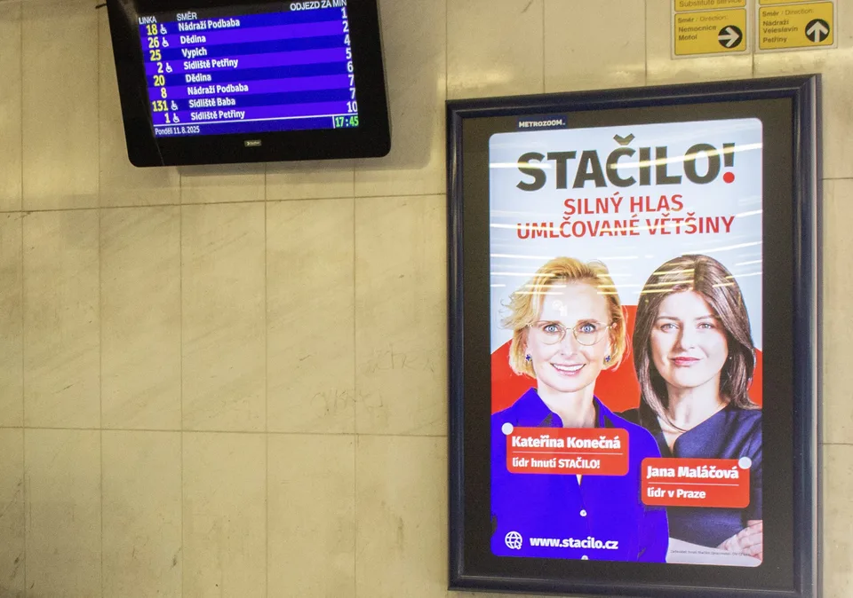 Read more about the article Hnutie Stačilo! sa nedostalo do českej Poslaneckej snemovne