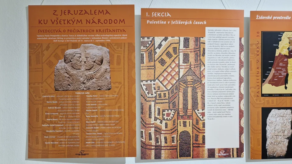Read more about the article Výstava – historický pohľad na počiatky kresťanstva
