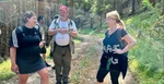 Prezidentka Zuzana Čaputová (vpravo) ako turistka.
