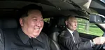 Ruský prezident Vladimir Putin a vodca KĽDR Kim Čong-un,