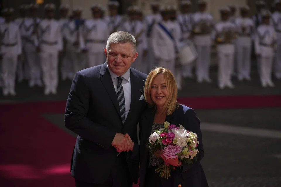 Read more about the article Tvrdia, že ho na západe nerešpektujú! Fico absolvoval plodné rokovanie s talianskou premiérkou Meloniovou