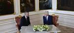 prezident SR Peter Pellegrini (vľavo) a český prezident Petr Pavel (vpravo)