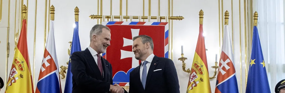 Read more about the article Bratislava hostí španielskeho kráľa: Pellegrini mu daroval niečo mimoriadne osobné