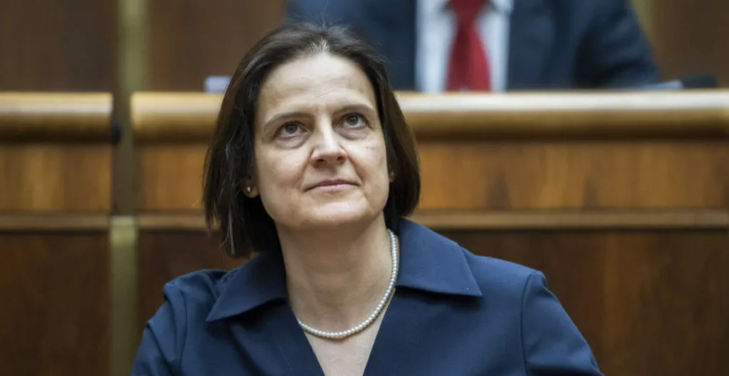 Ministerka spravodlivosti SR Mária Kolíková (klub SaS).