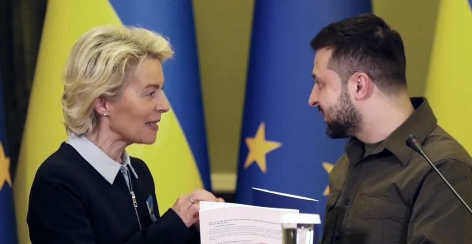 Read more about the article Zelenskyj tlačí stále viac. Chce urýchliť prijatie Ukrajiny do Únie