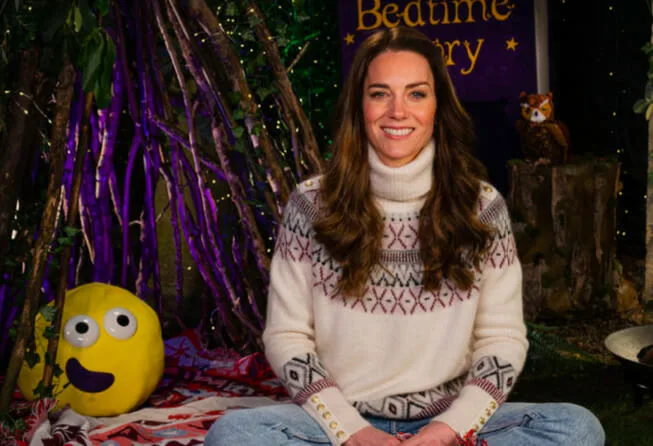 Kate Middleton číta rozprávky