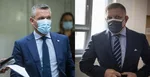 Zľava Peter Pellegrini a Robert Fico.