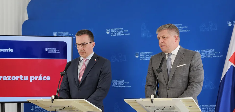 Read more about the article Fico s Tomášom: Prioritami rezortu práce sú zachovanie nízkej nezamestnanosti či minimálna mzda