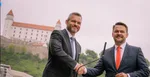 Peter Pellegrini a Samuel Migaľ.