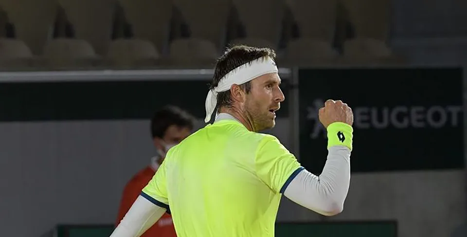Read more about the article Gombos vyradil Goffina a postúpil už do osemfinále turnaja ATP v Paríži