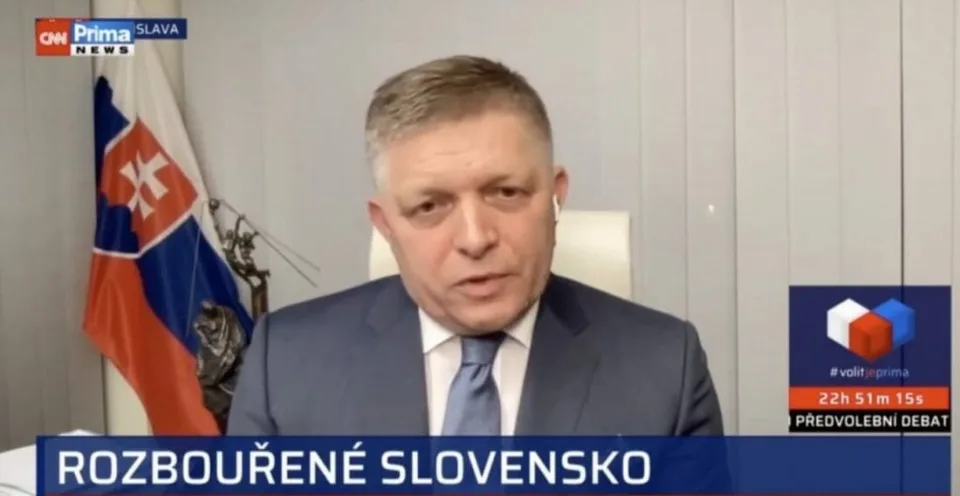 Read more about the article VIDEO Fico sa rozohnil pred českým národom: Dostal kráľovský priestor v CNN Prima a využil to naplno!