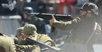 ukážka bojov o Bratislavu medzi vojskami Nemecka a Ruska.