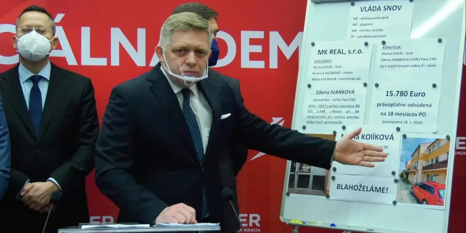 Read more about the article VIDEO Fico: Kolíková má firmu, ktorá okradla vlastníkov obyčajných bytov!