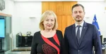 Zľava Elena Kohútiková a Eduard Heger.
