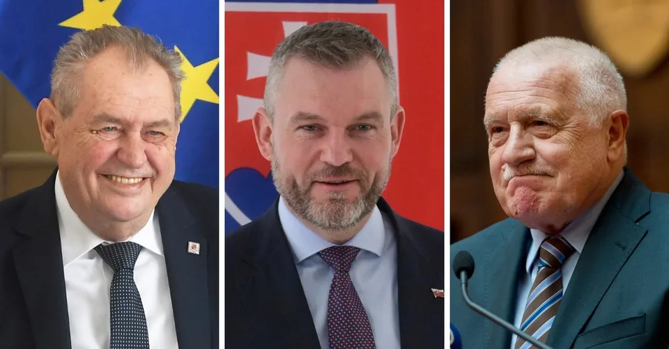 Read more about the article Klaus v dobrom závidí Slovákom, že si zvolili svojho človeka, Zeman má z Pellegriniho veľkú radosť