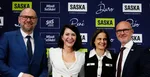 Zľava Richard Sulík, Jana Bittó Cigániková, Mária Kolíková a Branislav Gröhling.