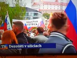 Uvedenie protestu na TV Markíza
