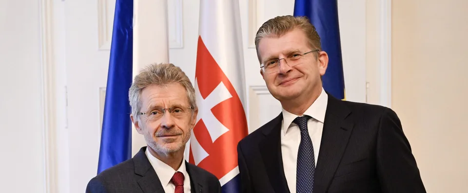 Read more about the article VIDEO Spoločný cieľ, spoločné výzvy: Podpredseda NR SR Žiga prijal českého senátora Vystrčila