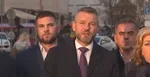 Peter Pellegrini na snímke z videa.