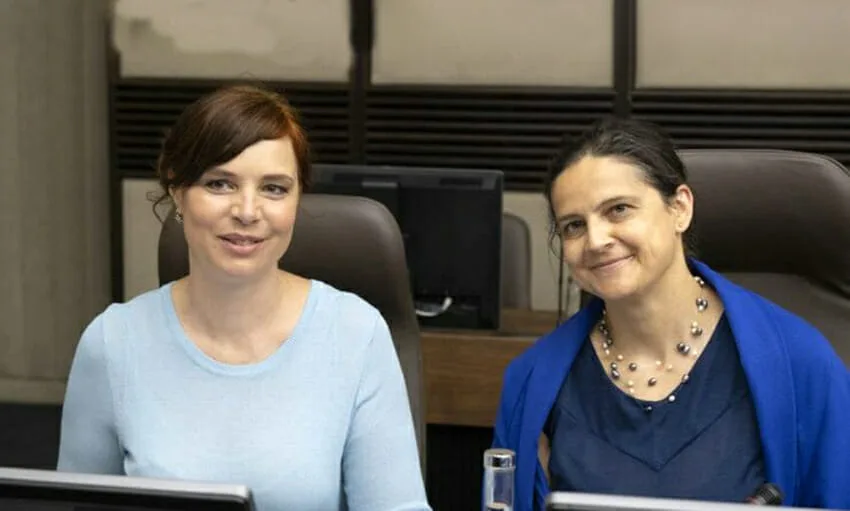 Zľava Veronika Remišová a Mária Kolíková.