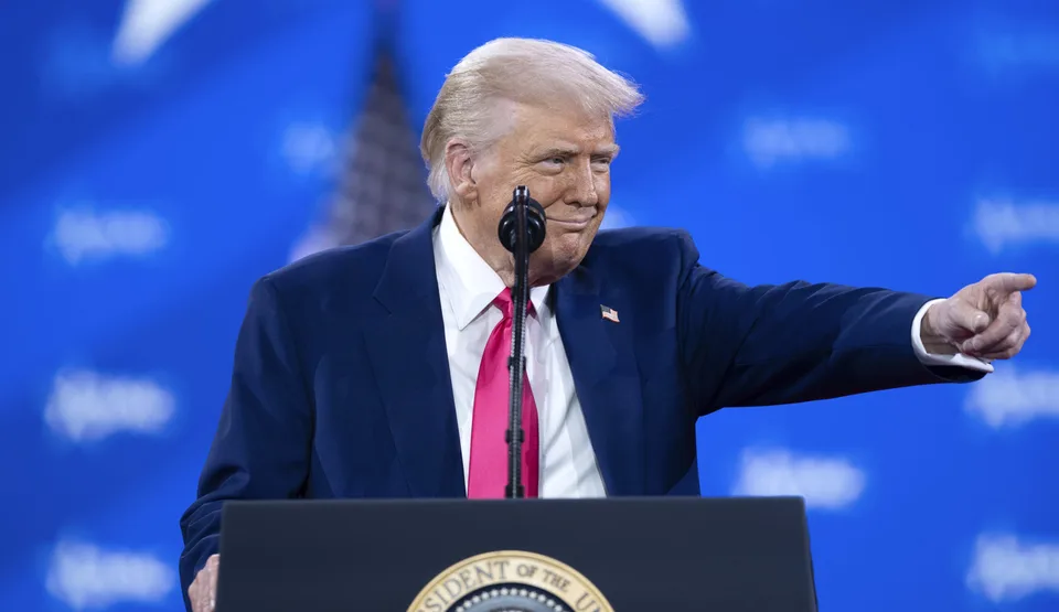 Read more about the article VIDEO Ďakujem ti, Robert, rád ťa vidím. Prezident Trump počas svojho prejavu pozdravil premiéra Fica