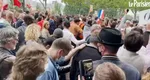 Protest v Paríži.