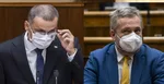 Na kombosnímke zľava Maroš Žilinka a Ondrej Dostál.