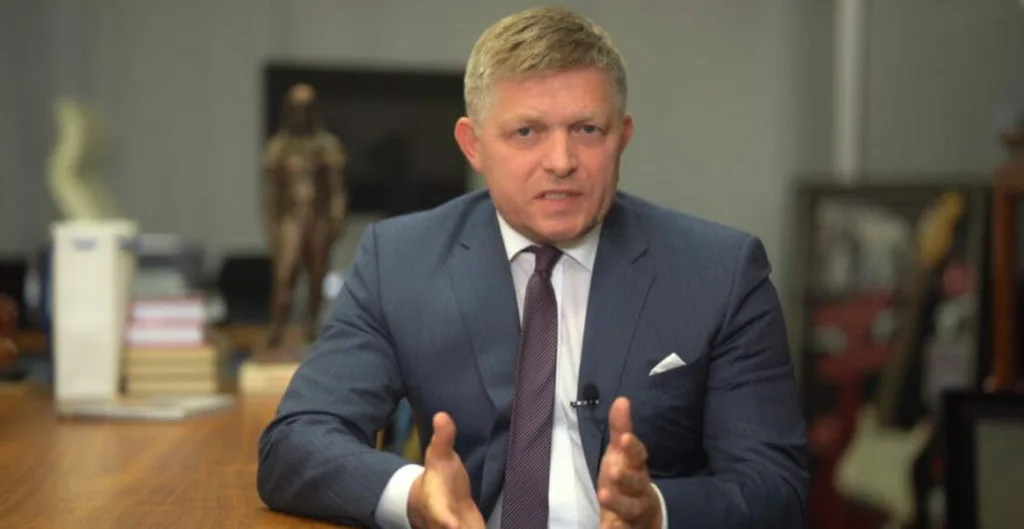 Robert Fico na snímke z videa.
