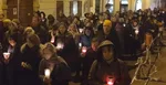 Protest v uliciach Záhrebu.