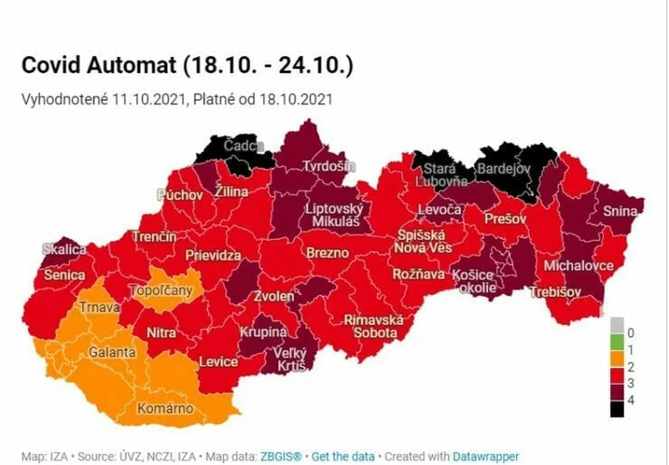 Read more about the article Nezvládame tretiu vlnu? V týchto čiernych okresoch si už do fitka nezájdete!