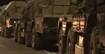 Na snímke presun raketového systému S-300.