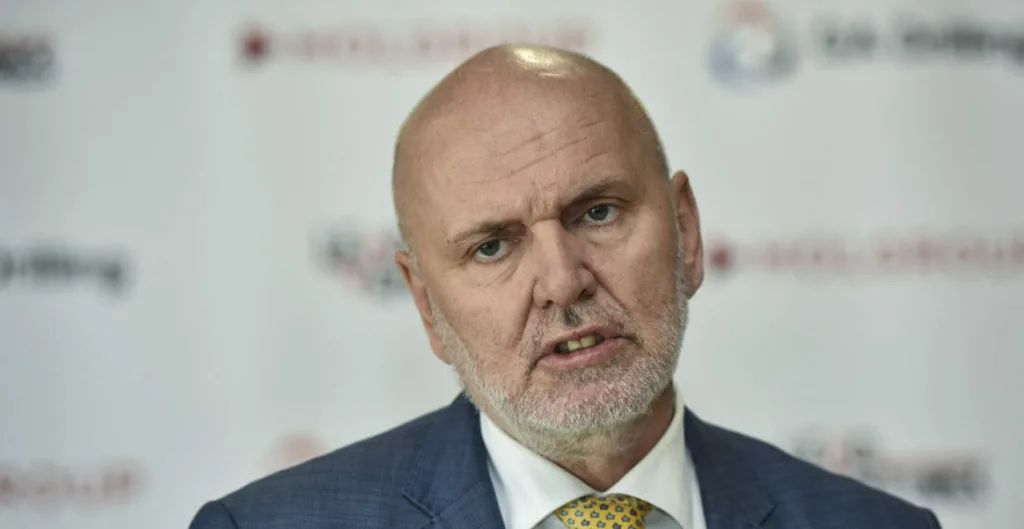 Výkonný riaditeľ spoločnosti Slovnaft Oszkár Világi na snímke z roku 2019.