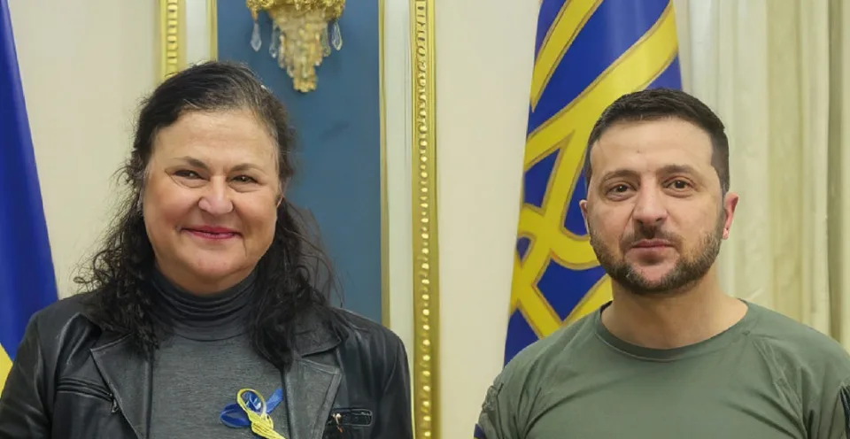 Read more about the article VIDEO Slovenku vlani ocenil Zelenskyj. V Kyjeve začne novú kariéru. Čo hovorí o novom poste?