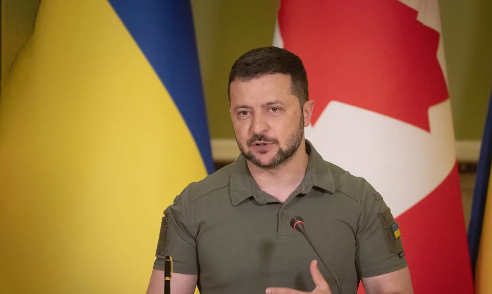 Read more about the article Hrdý Zelenskyj vo Švédsku: Možeme dostať ďalšie stíhačky! Naši piloti sa naučili ich ovládať bojové lietadlá