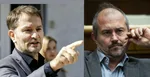 Na kombosnímke zľava Igor Matovič (OĽANO) a Marian Kotleba (ĽSNS).