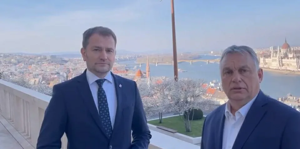 Read more about the article VIDEO Matovič a Orbán ako veľkí kamoši: Pozdravujeme Slovákov z Budapešti!