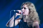 Na archívnej snímke z 24. januára 2019 v nemeckom Ludwishafene členka punkovej skupiny Pussy Riot Marija Aľjochinová.