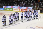 Slováci po prehre v prípravnom hokejovom zápase pred MS 2022 Slovensko - Česko v sobotu 23. apríla 2022