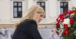 Zuzana Čaputová počas spomienkového podujatia k Pamätnému dňu obetí holokaustu a rasového násilia.