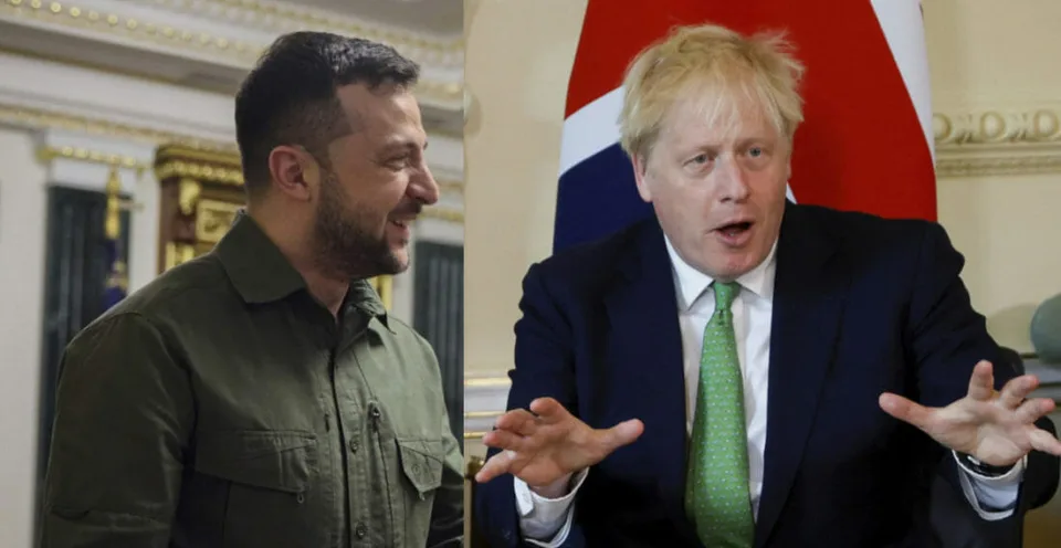 Read more about the article Zelenský na “turné” žiada Úniu o ďalšie zbrane. Britániu požiadal o stíhačky, Sunak a Johnson reagujú!