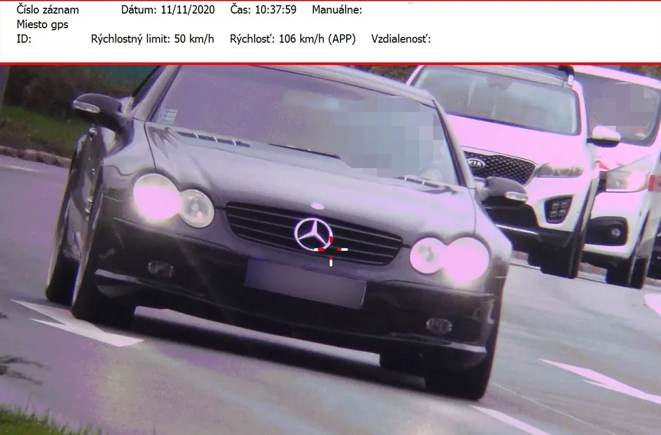 Read more about the article Totálny ignorant! Vodič sa v Košiciach rútil vyše stovkou, zvečnili ho policajti