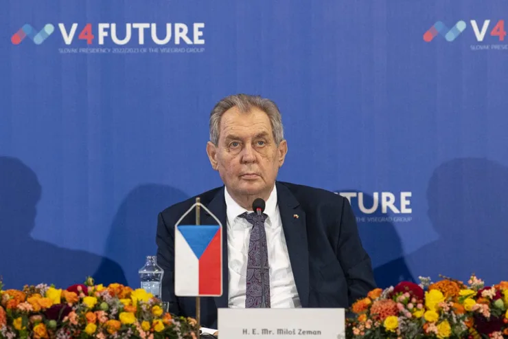 Český prezident Miloš Zeman.