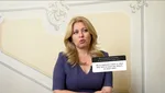Prezidentka Zuzana Čaputová reaguje na otázky.