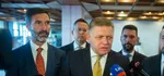Zľava Juraj Blanár, Ladislav Kamenický, Robert Fico, Richard Takáč