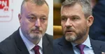 Na kombosnímke zľava Milan Krajniak a Peter Pellegrini.
