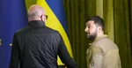 Ukrajinský prezident Volodymyr Zelenskyj (vpravo) a predseda Európskej rady Charles Michel.