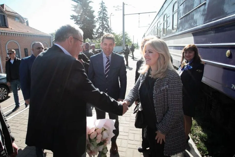 Read more about the article Zuzana Čaputová prišla na Ukrajinu rozlúčiť sa s Volodymyrom Zelenským