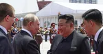 Vladimir Putin a severokórejský vodca Kim Čong-un