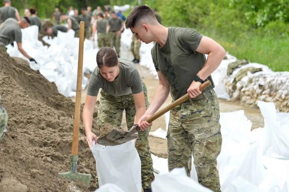 Read more about the article Chorvátsko trápia povodne, pomáha aj armáda